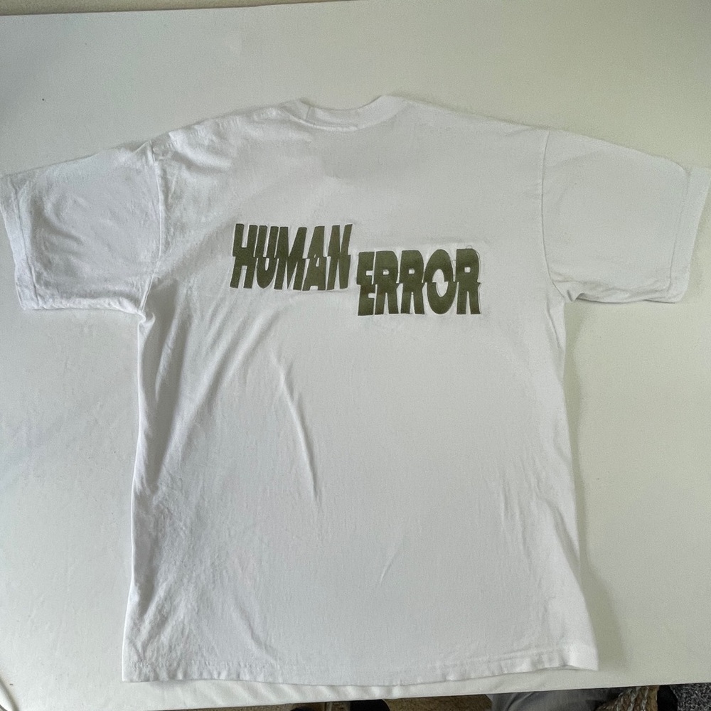 Human Error Recycle Tee Embroidery